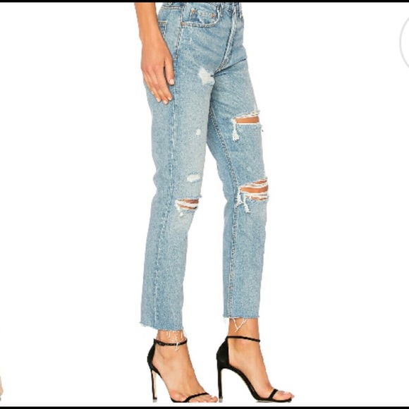 GRLFRND Karolina high rise skinny ripped Jeans - Picture 4 of 8